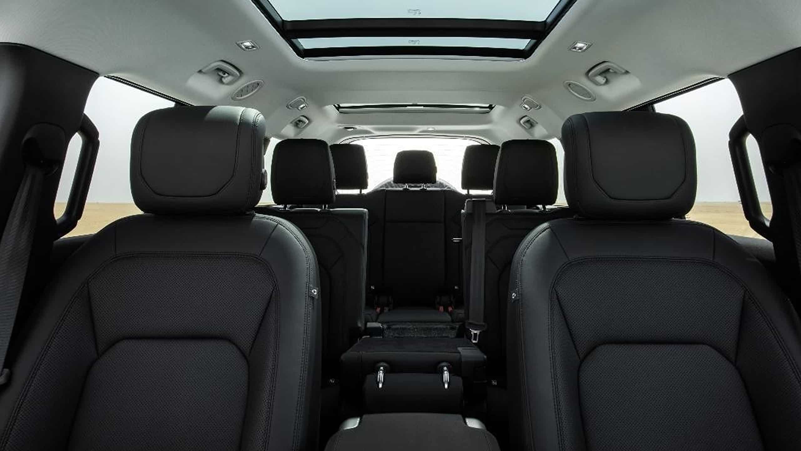 The Land Rover Defender 130 has eight seats (2+3+3) of extra space