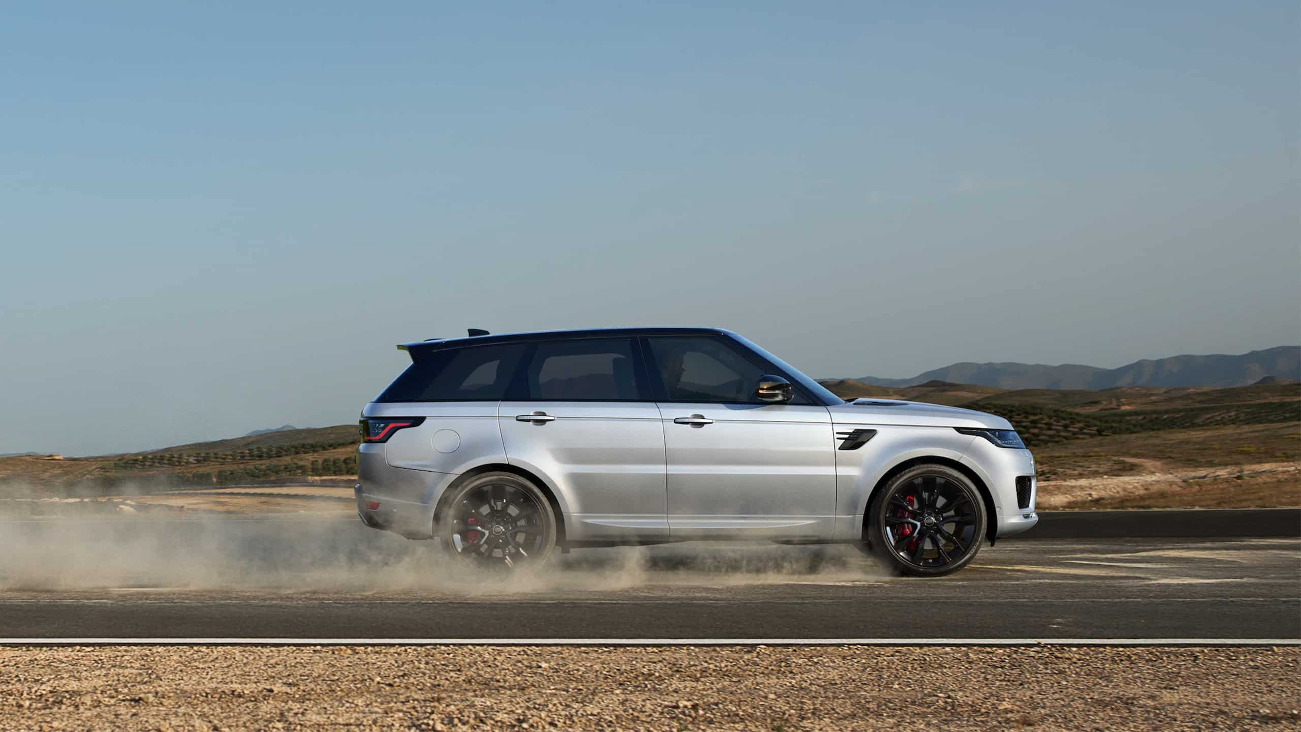 Range Rover Sport rolling on the road