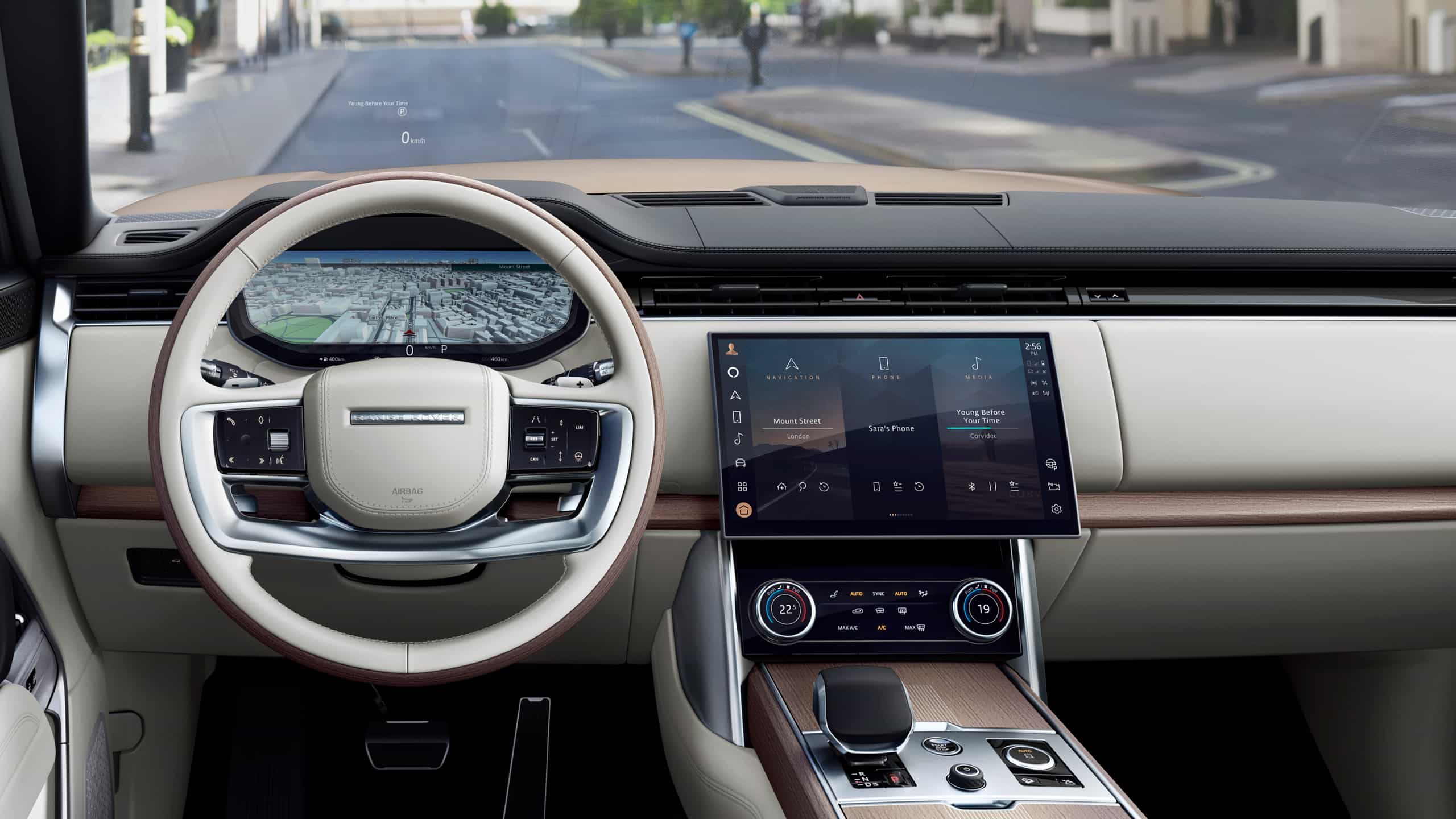 Range Rover Interactive Dashboard