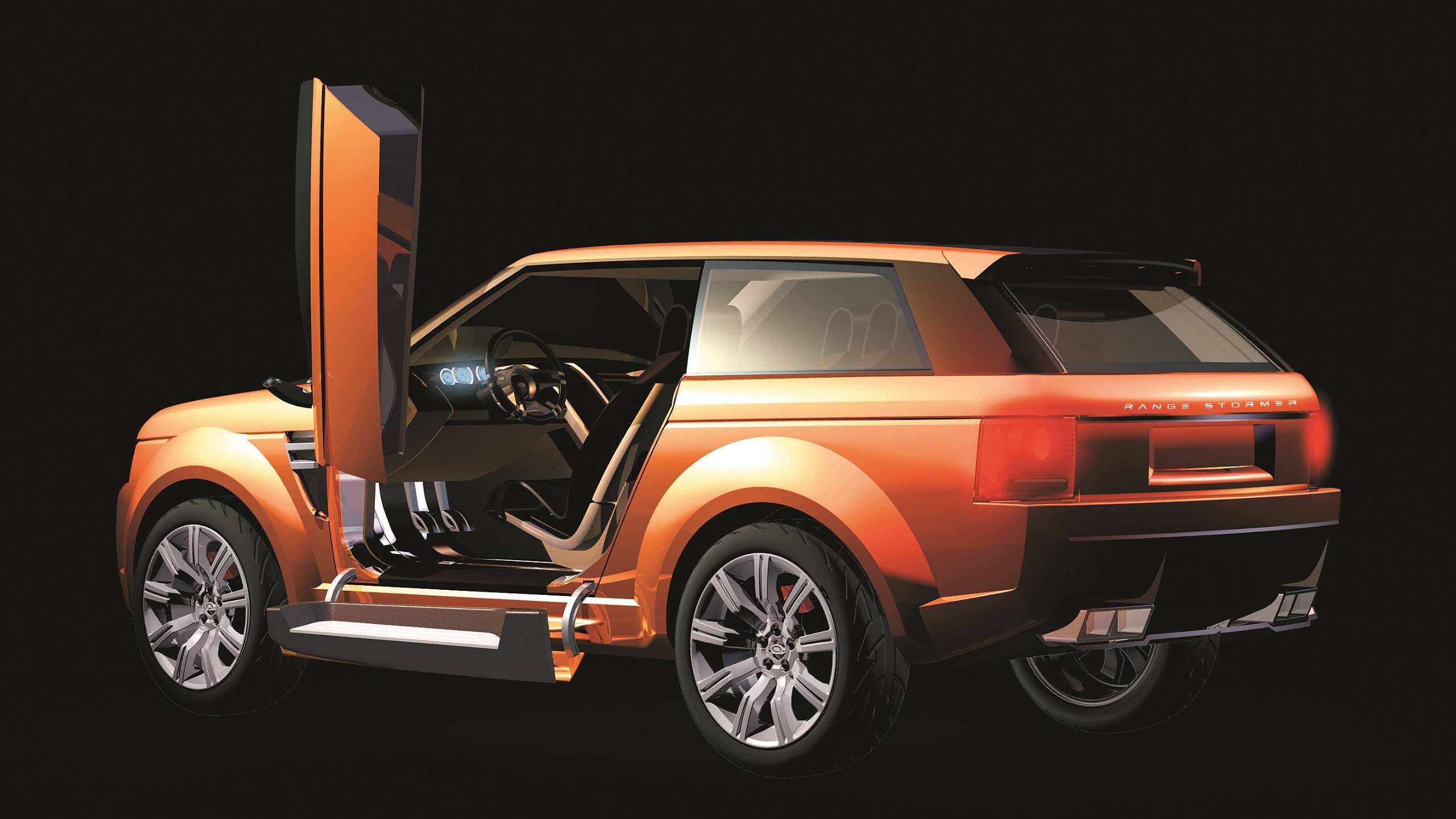 range stormer concept car unveiled at the 2004 detroit auto show