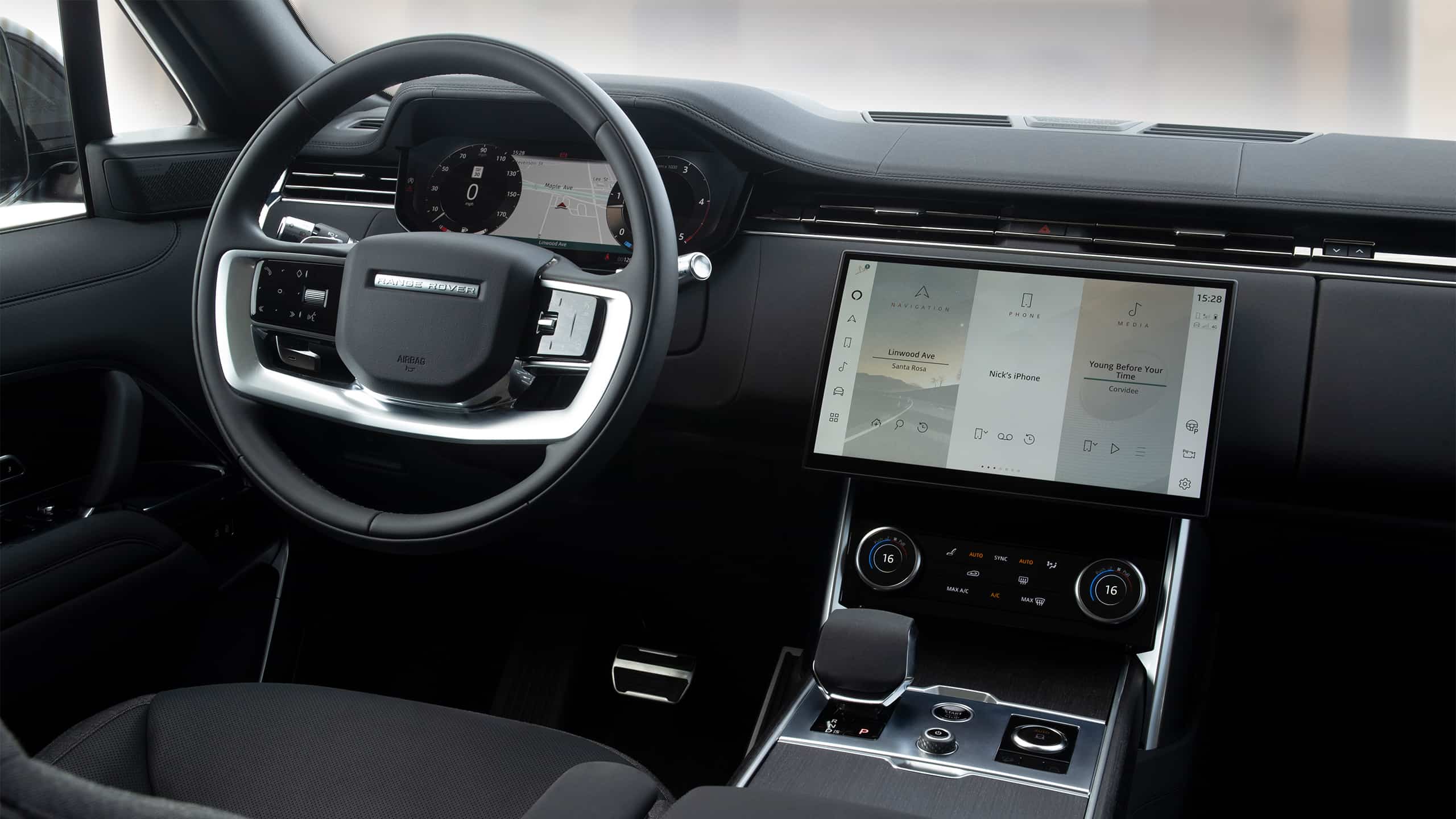 Range Rover cockpit