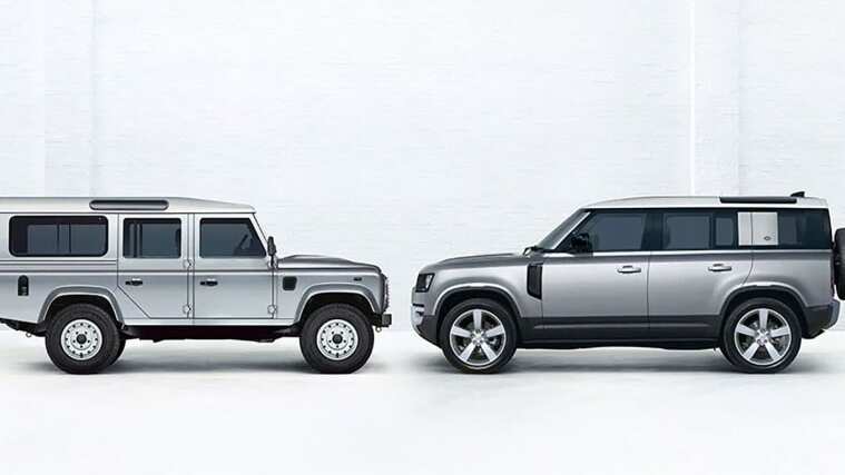 Land Rover Defender old facing the new