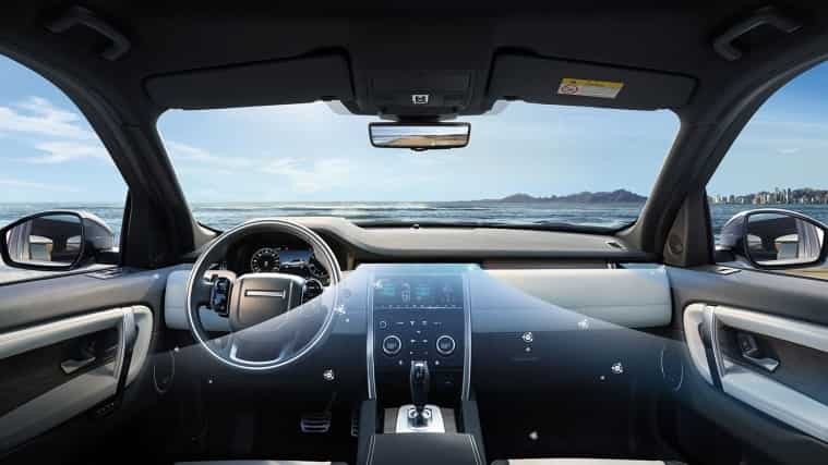 interior design of a Land Rover vehicle