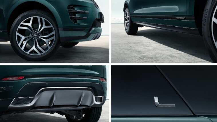 Range Rover exterior details montage