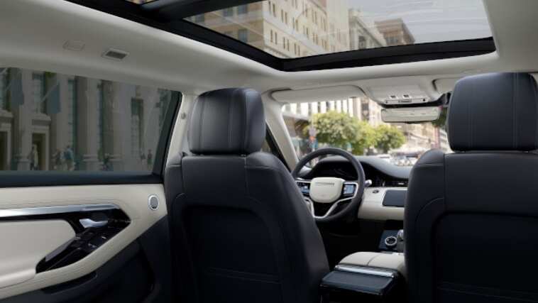 Range Rover glass top interior view