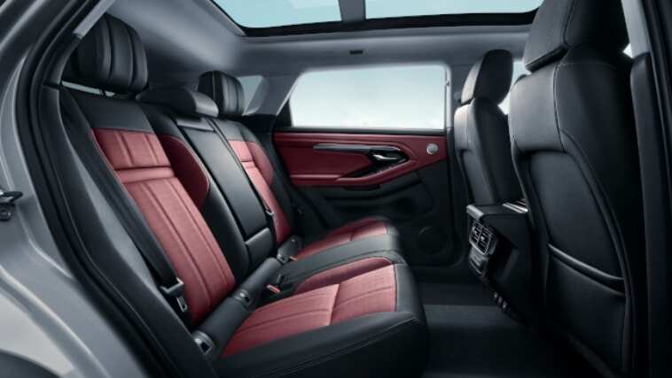 Range Rover interior backseat