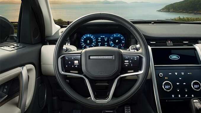 Land Rover Discovery dashboard driver's view