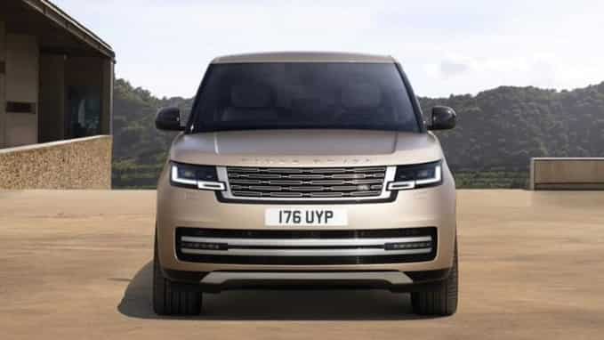 New Range Rover front view