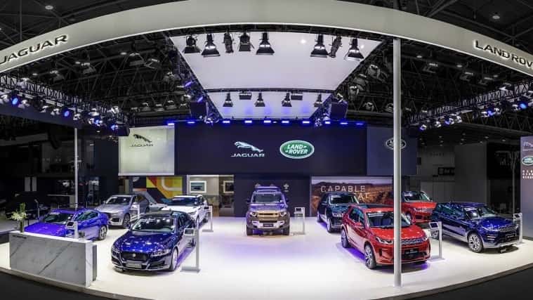 Jaguar And Land Rover Brand Booths At Wuhan International Automobile Exhibition