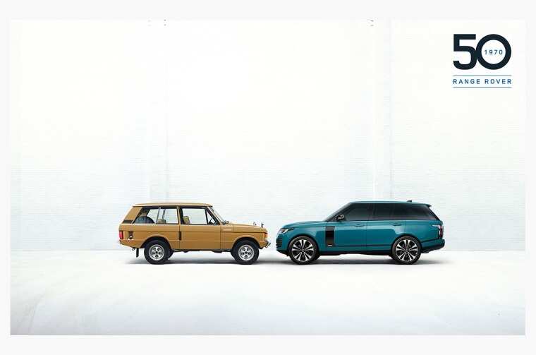 Range Rover 50 Years Poster