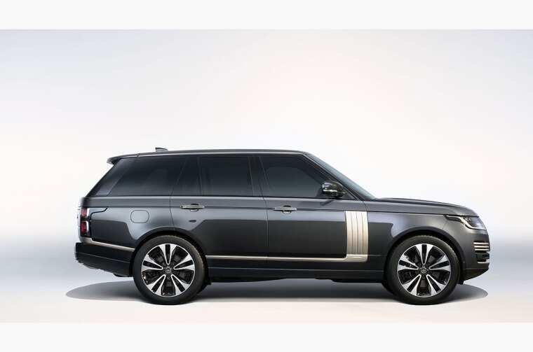 Range Rover side view.