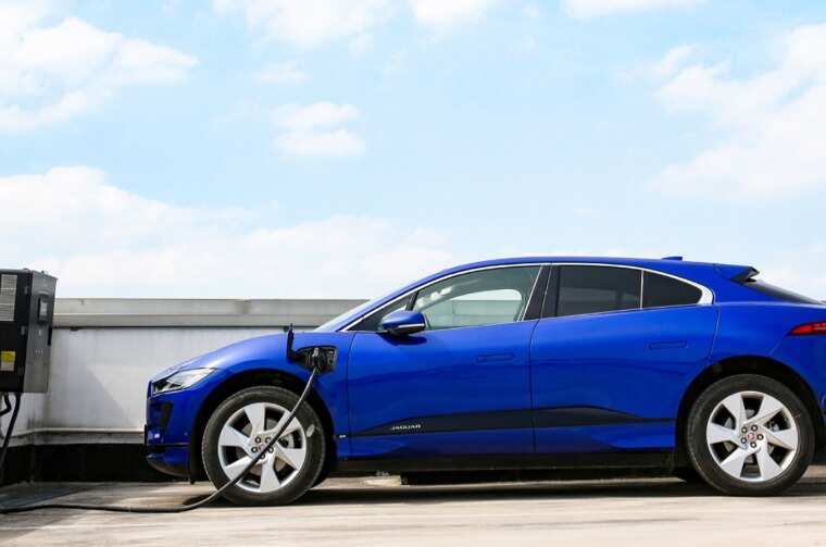 Jaguar i-Pace on charge