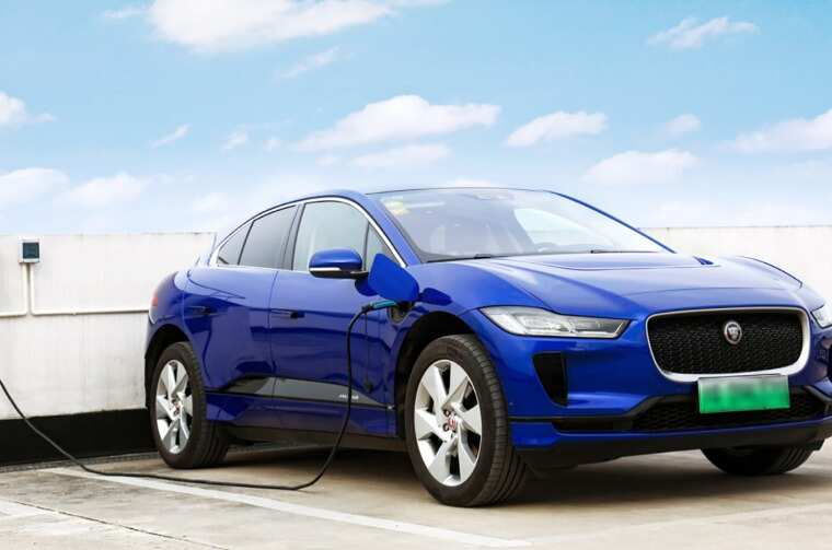 Jaguar i-Pace on charge