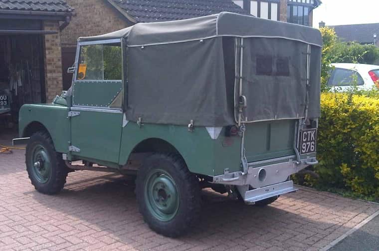 1948 Land Rover display model