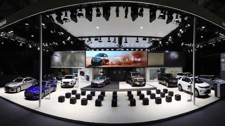 Jaguar And Land Rover Brand Booths At Shanghai International Auto Expo