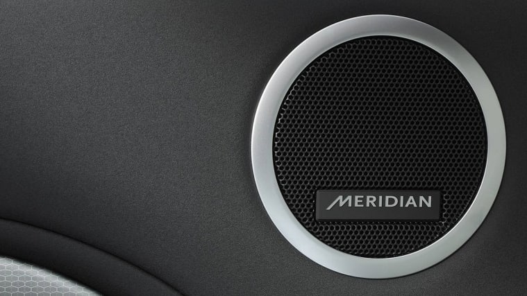 Close up of Meridian sound system