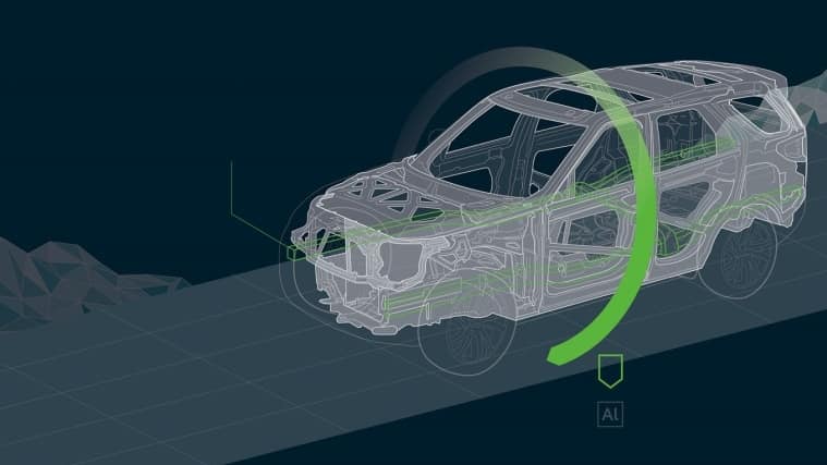 Land Rover Discovery body structure graphic