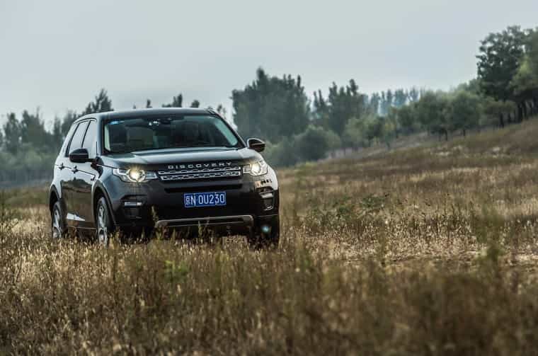 Land Rover driving off-road