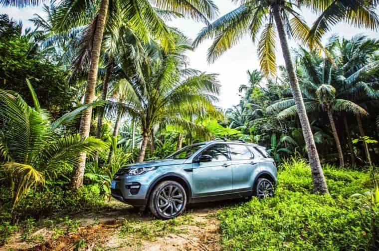 Range Rover in a jungle