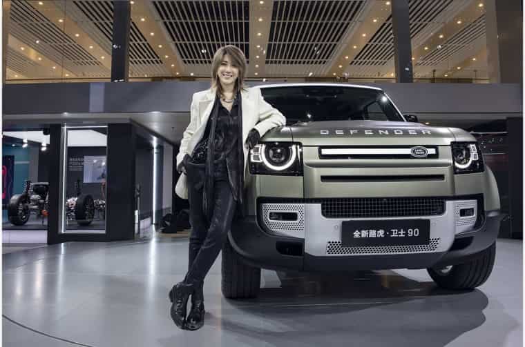 Liu Xin and the new Land Rover Defender 90