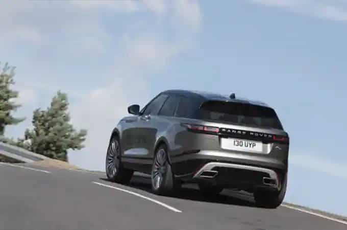 Range Rover Velar driving on road