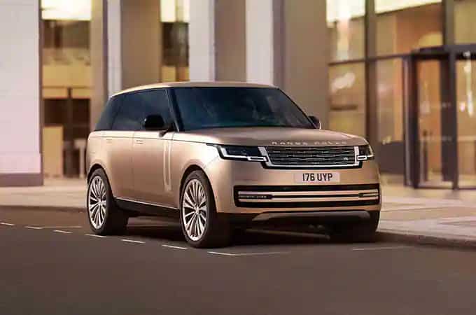 New Range Rover in urban environment