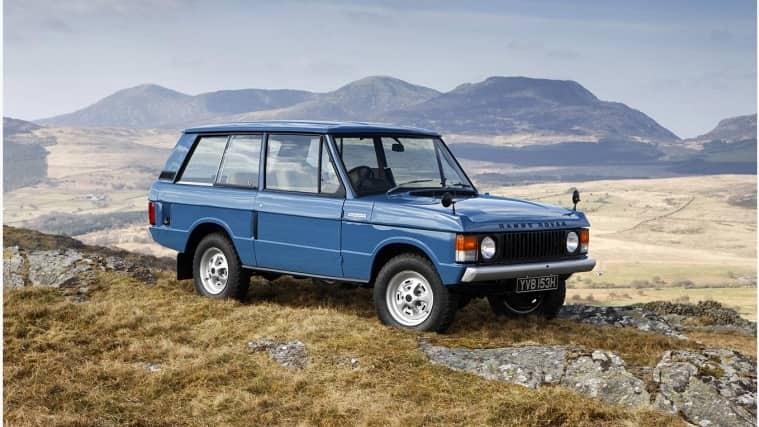 Original Range Rover in blue