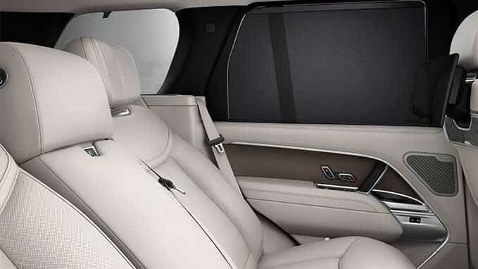 New Range Rover Rear Interior Seating