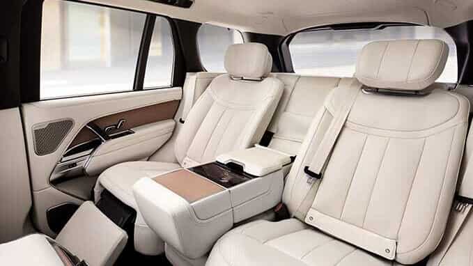 Rear Interior of the New Range Rover