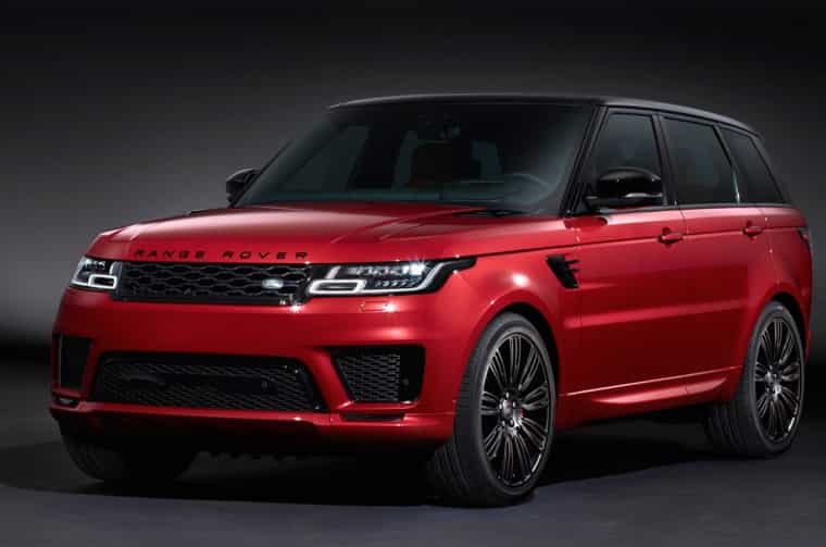 Range Rover Sport in red