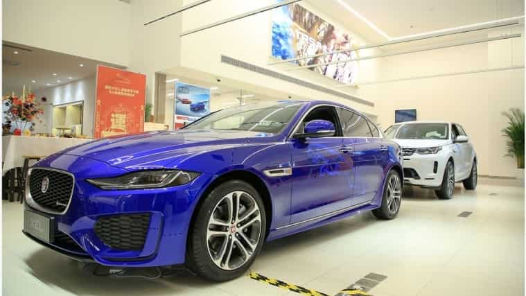 Jaguar Vehicle in Blue