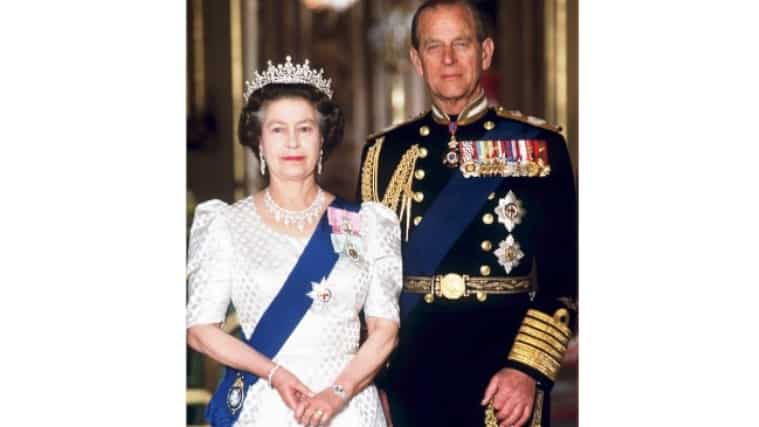 The late Queen Elizabeth and Prince Philip